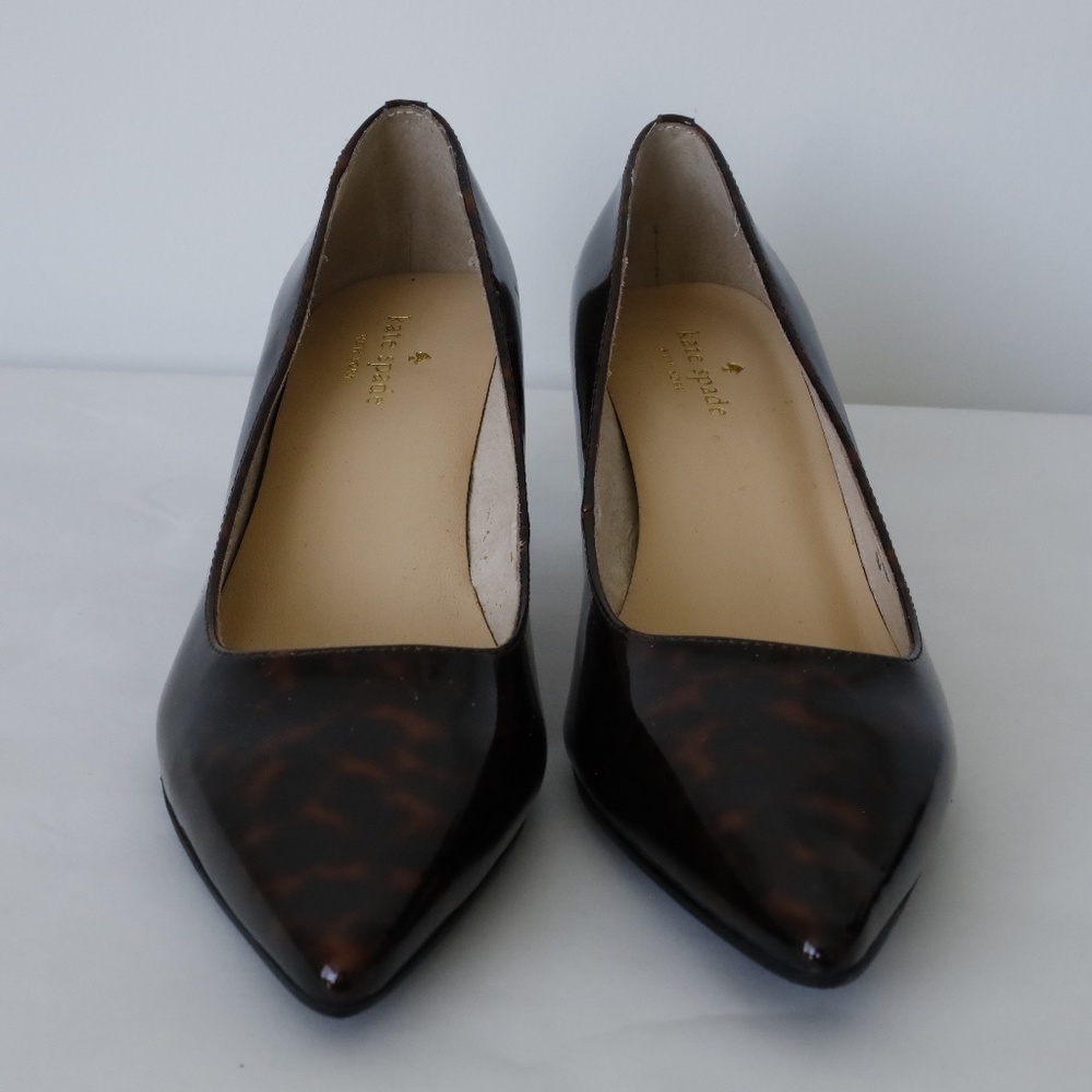 ⭐️HOST PICK⭐️ Kate Spade Animal Print Patent Leather Pumps - Picture 2 of 8